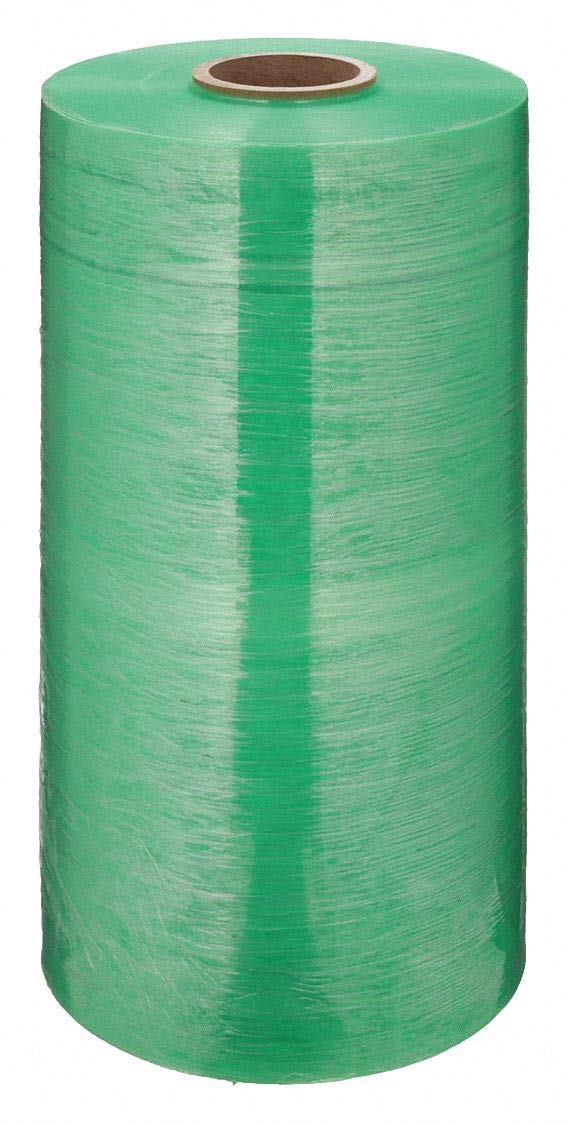 Value Brand, 15A940, Stretch Wrap, Green, 6000 ft.L, 20In W