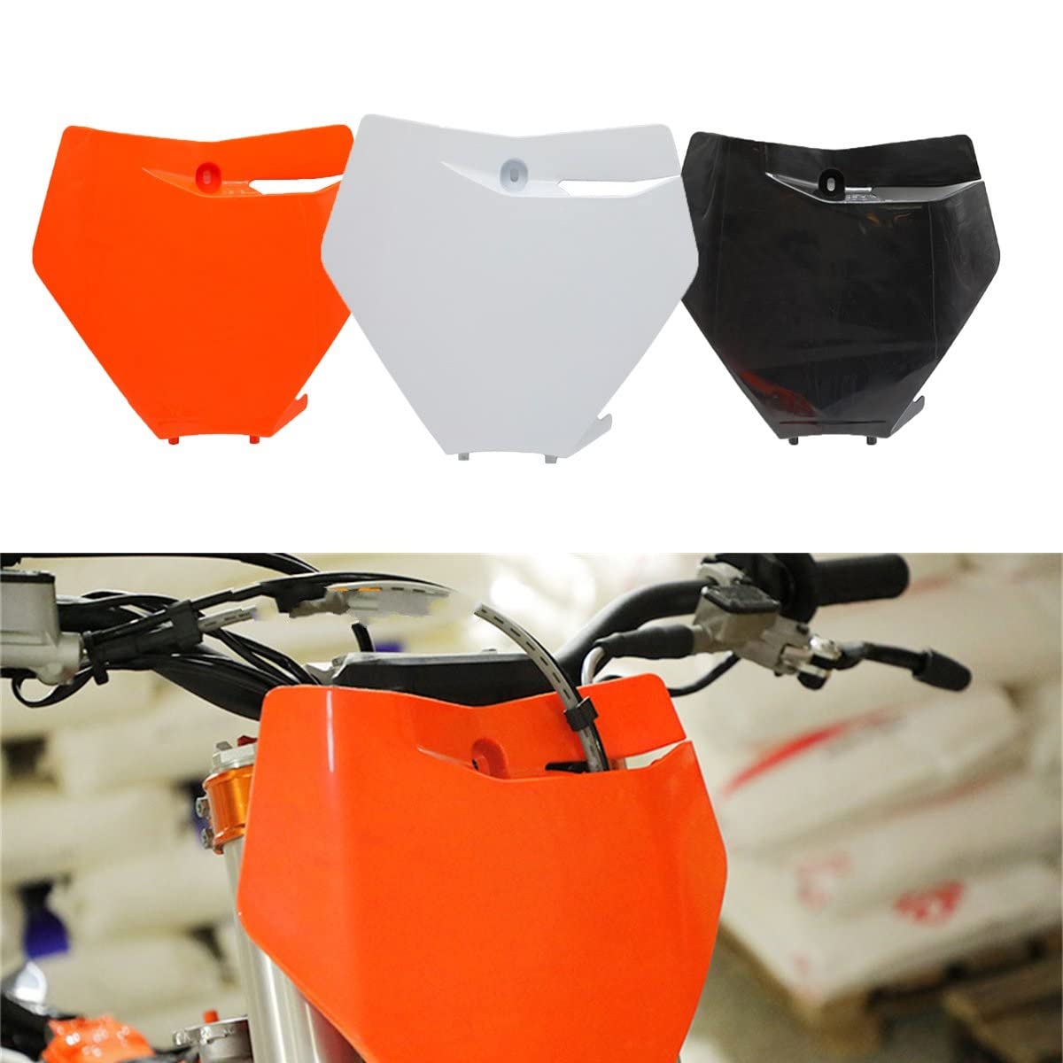 Motocross Enduro LED Faro Faro Maschera di Copertura Per KTM 125 150 250 300 350 400 450 500 SX XC SX-F XC-W EXC 530 XC-W Sei Giorni  201355758