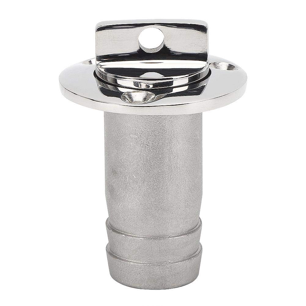 Stainless Steel Oval Garboard Drain Plug Vent Connector Fitting Boats Parts
