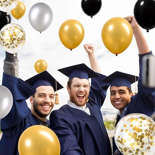 Miniatura 6 de Globos de decoración de cumpleaños número 13 negro y dorado, pancarta de feliz cumpleaños, globos de 13, globos del número 13, suministros de