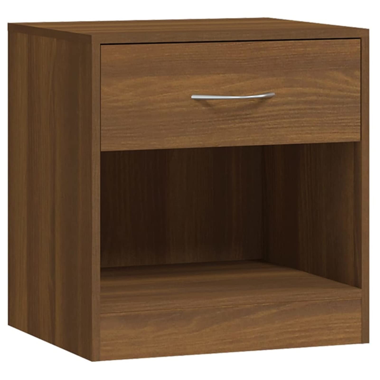 LAPOOH Comodini 2 pezzi con cassetto marrone rovere, comodini, comodini, comodini per soggiorno, camera da letto - 342588