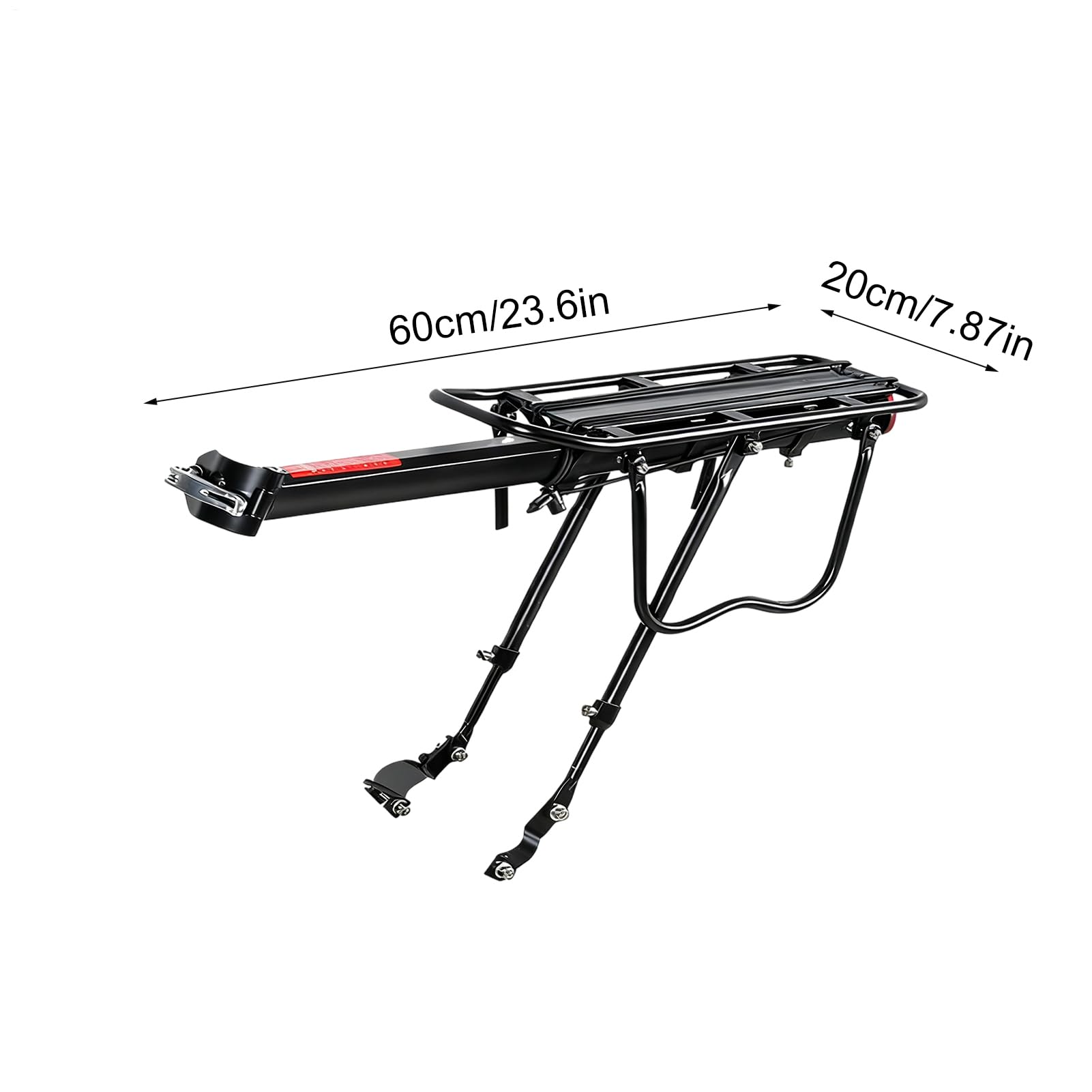 Tylny bagażnik rowerowy, wysuwany, szybkie odpinanie, z narzędziami, tylny bagażnik rowerowy, do jazdy na rowerze szosowym, do jazdy na rowerze, dojazdów do pracy, na zewnątrz, dla mężczyzn i kobiet