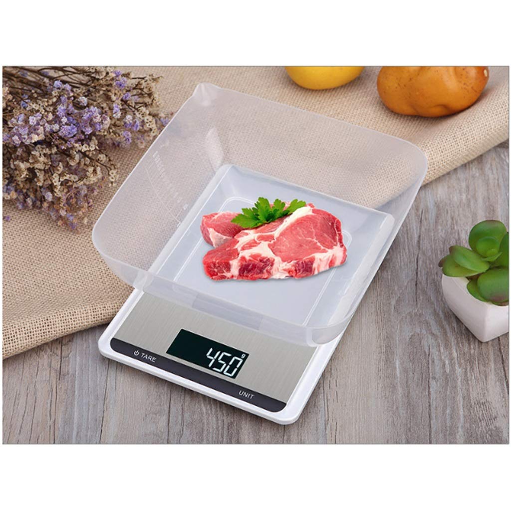 Báscula de gramos portátil, Báscula electrónica de cocina de 10 kg for hornear en el hogar, báscula de alimentos pequeña for té con leche, báscula dedicada for tienda de pesaje.