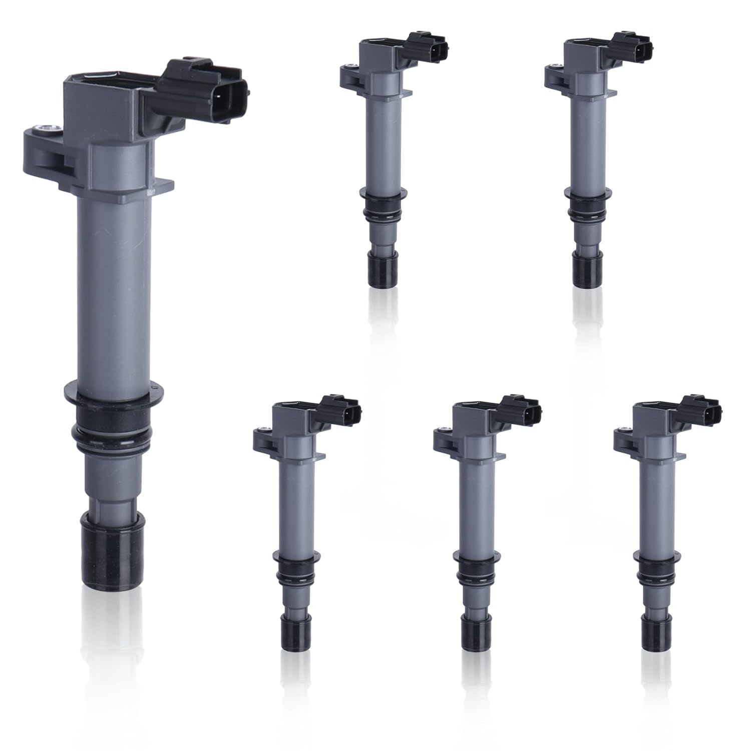 Conjunto de Bobinas de Ignição com 6 Unidades Compatível com Dodge Dakota Durango Ram 1500 Nitro (2000-2008) e Jeep Commander Grand Cherokee (1999-2008) e Mitsubishi Raider UF270 (2006-2009)