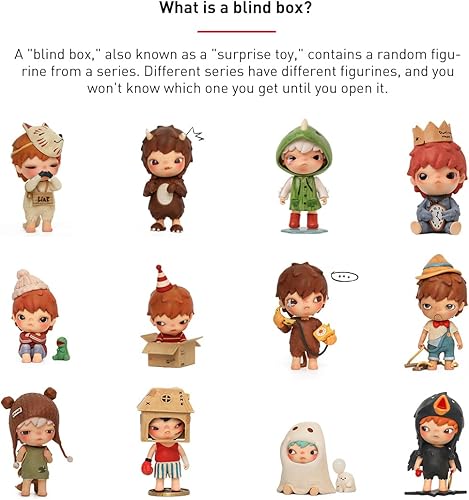 Miniatura 7 de POP MART Hirono - Figuras de caja ciega The Other One, caja de diseño aleatorio para decoración moderna del hogar, juego de juguetes coleccionables