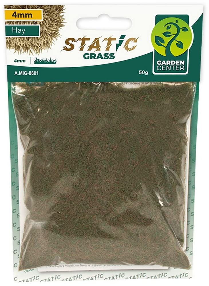 Herbe statique foin 4mm Mig Jimenez pour vos dioramas de campagne - 2