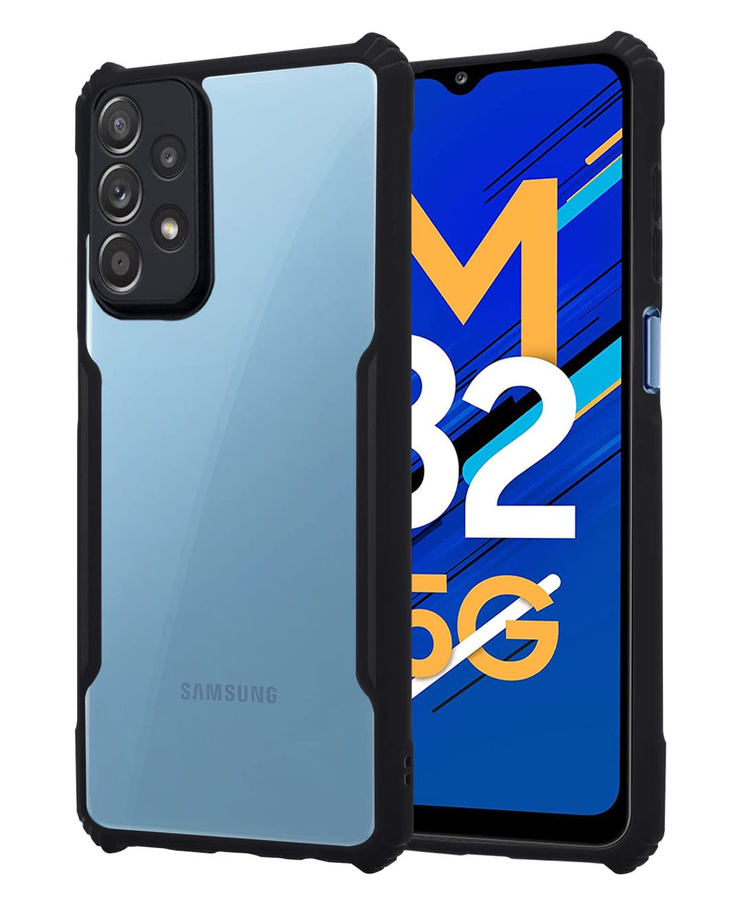 Pikkme Bumper Case for Samsung Galaxy M32 5G / A32 5G (Plastic | Black) (B09LMR9ZS1) Amazon Price History, Amazon Price Tracker