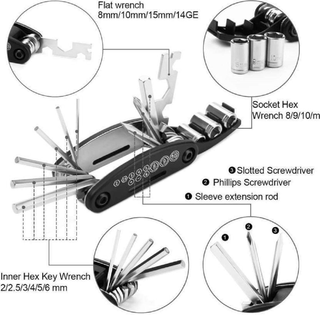 TWOK Deluxe Bicycle Puncture Kit – Easy-Use Tyre Repair Set with Patches, Levers, Glue & Storage Box – Great for Road Bikes, MTBs & Touring Riders 1