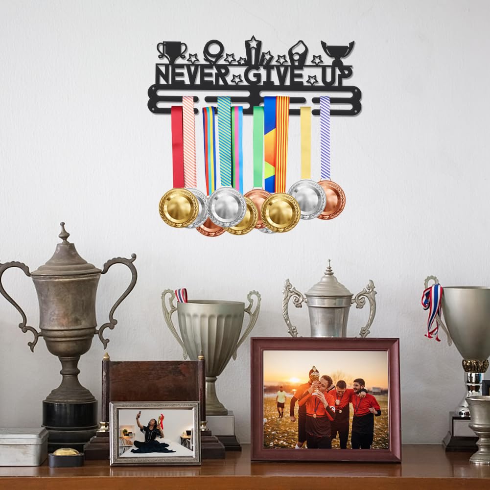 Porte Medaille SUPERDANT Présentoir à Médailles De Natation 4 Styles - Support Mural En Fer Pour Médailles De Natation - Pour Plus De 40 Ans Et Plus De 40 Médailles De Natation Porte Médaille