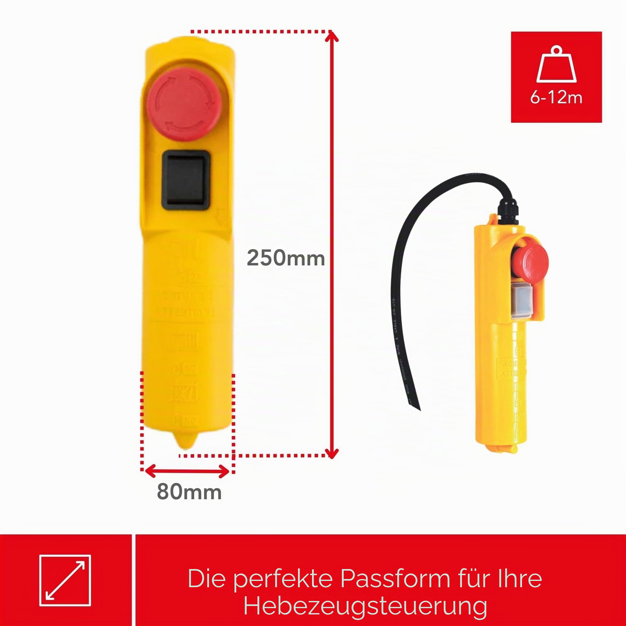 PEREL - WEHTELE  – Fernbedienung für Elektrischer Seilzug Weh (Insel) Serie 147480