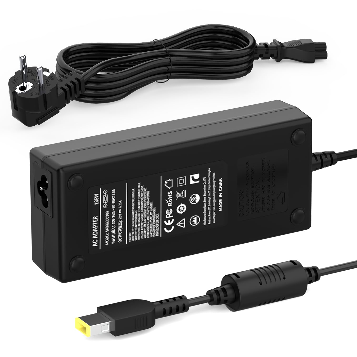 VUOHOEG Laptop Ladekabel Ladegerät Netzteil für Lenovo ThinkPad IdeaPad Yoga Chromebook Adapter Charger