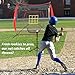 YeahChi 7×7FT Baseball net, Pitching net with Strike Zone Target, Baseball&Softball Practice net with Sturdy Bow Frame and Stable Base,Portable Practice net for All Ages and All Skilled Levels