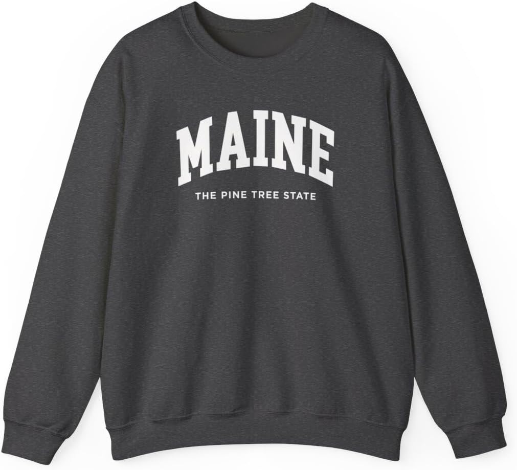 Maine Adult Unisex Crewneck Sweatshirt