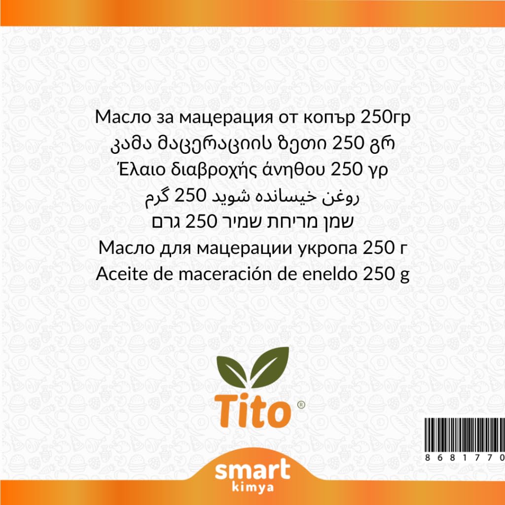 Tito Dereotu Maserasyon Yağı Anethum graveolens 250 g