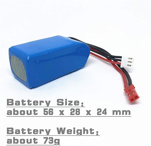 Miniatura 5 de ArkiFACE 7.4 V 1100 mAh 903048 20C tasa de descarga Li-ion JST Plug Recagrable RC Batería para Wltoys A949 A959 A969 A979 K929 Toy Car 353 Drone XC