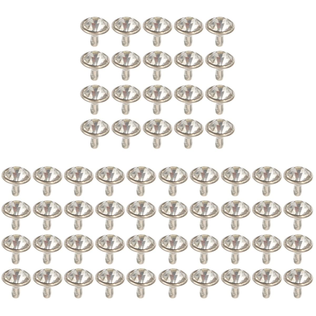 Ciieeo 600sätze Strass Nieten Für Kleidung Und Taschen Vielseitige Dekorative Alu-Rivets Für Modeprojekte Praktische Bastelzubehör Für Designs