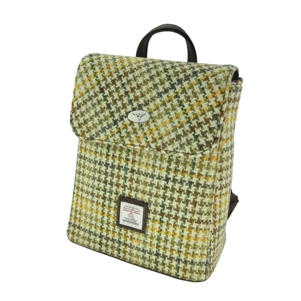 Glen Appin Harris Tweed Tummel Backpack/Rucksack (Colour 149 Dogtooth)