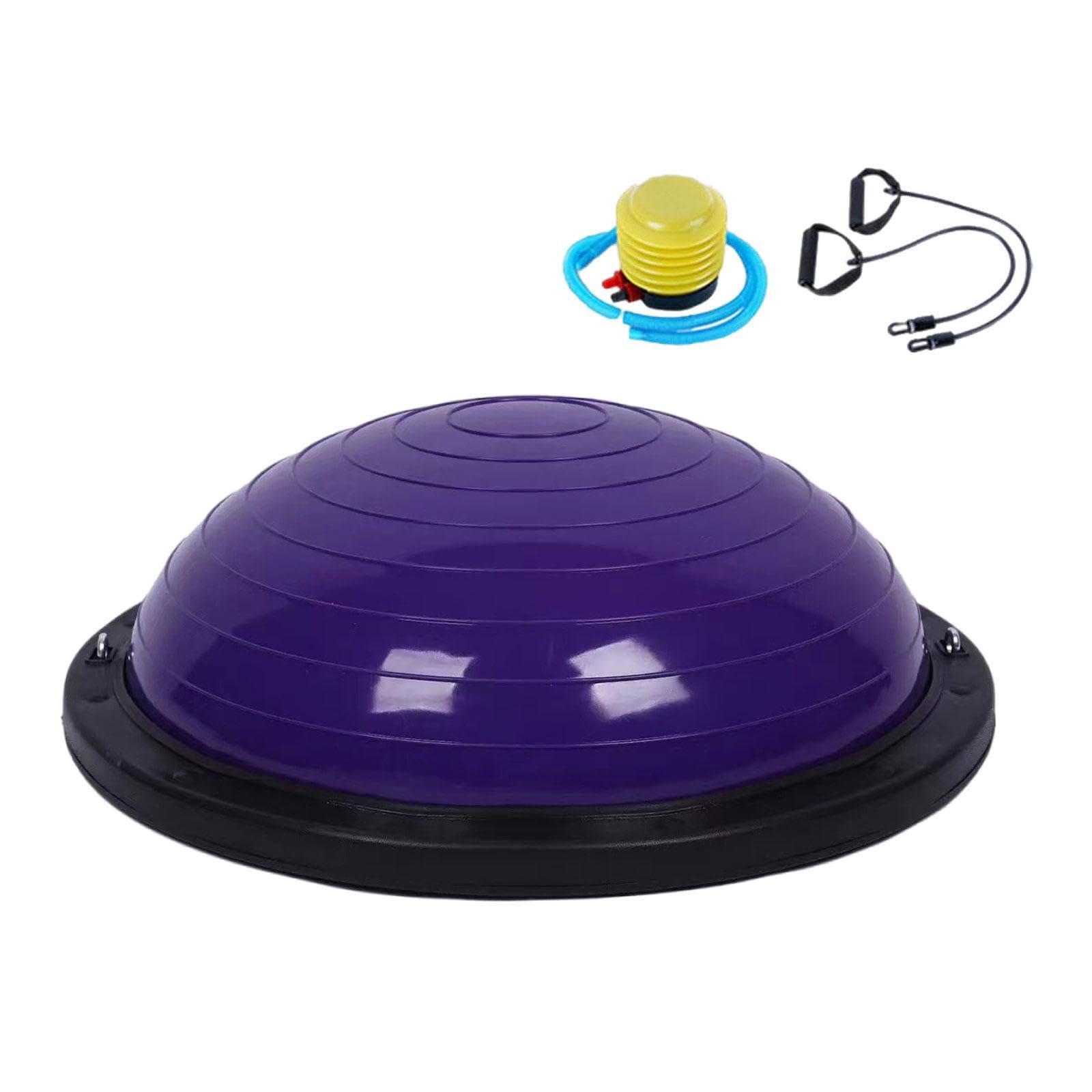 Balance Trainer De Mitad De Balón Antideslizante De Pvc,Morado