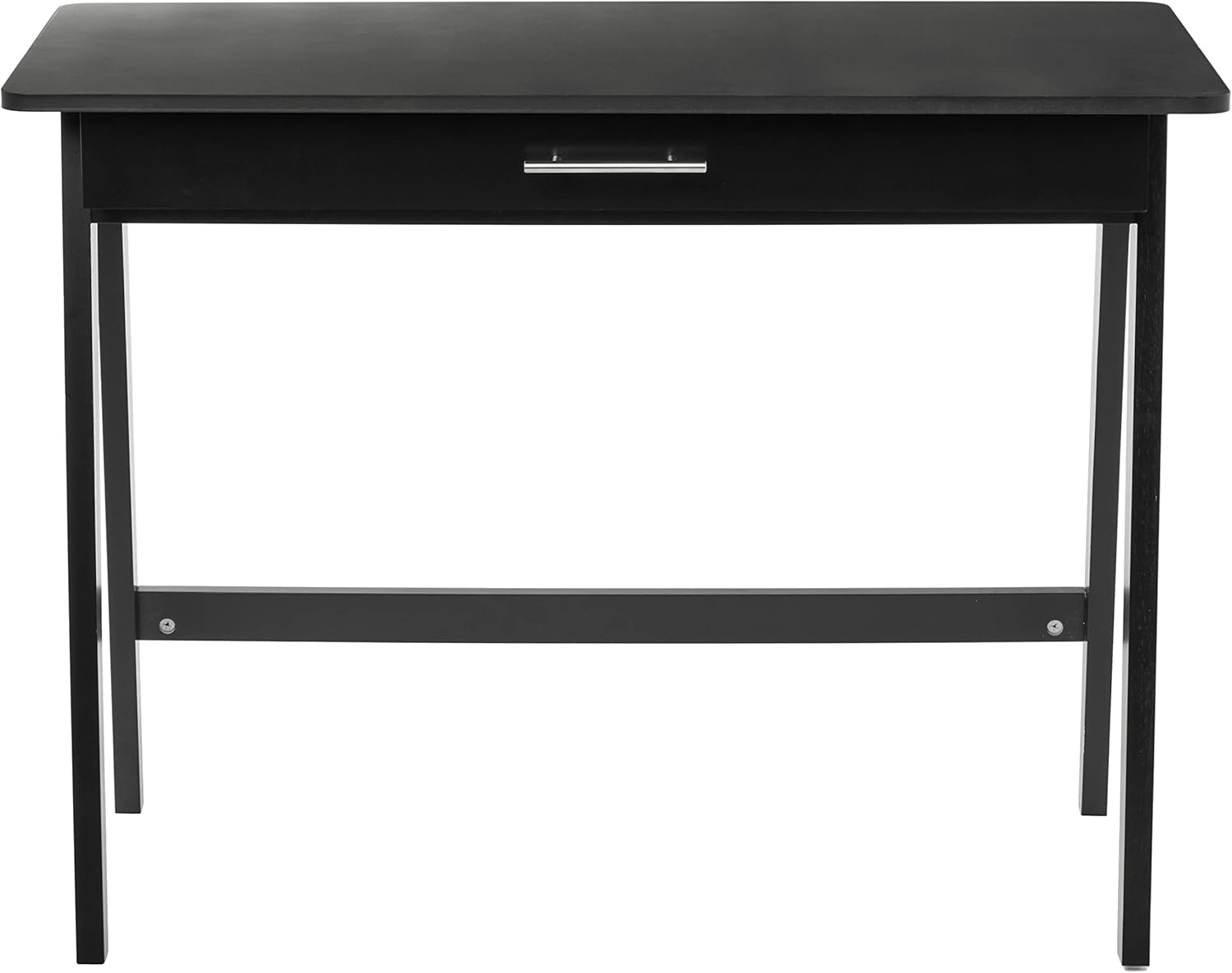 Rollins 1 Drawer Computer Writing Desk for Home Office, Black