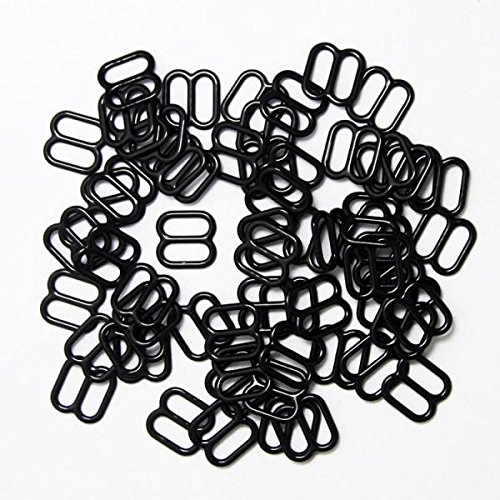 SNAPPSY 300x Metal Bra Adjustment Sliders Fig 8 Invisible Strap Clasps 8mm-image-18