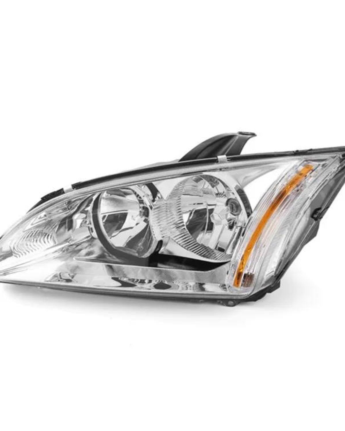 Conjunto Faros Delanteros Automóvil Para Ford Para Focus 2005 2006 2007 2008 Conjunto Faros Delanteros Coche Lámpara Luz Alta Luces Giro Luces Circulación Nocturna(White left side)