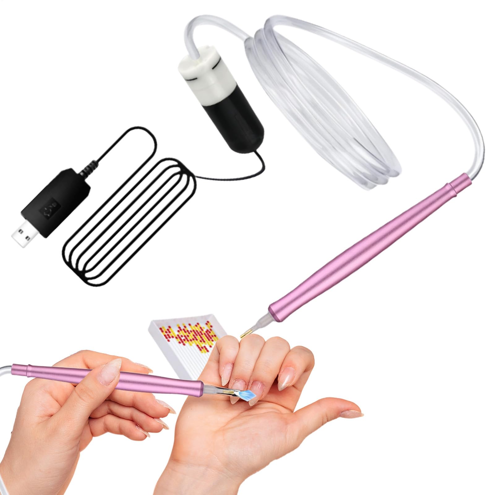 Bolígrafo eléctrico de diamantes para pintura de imitación con USB