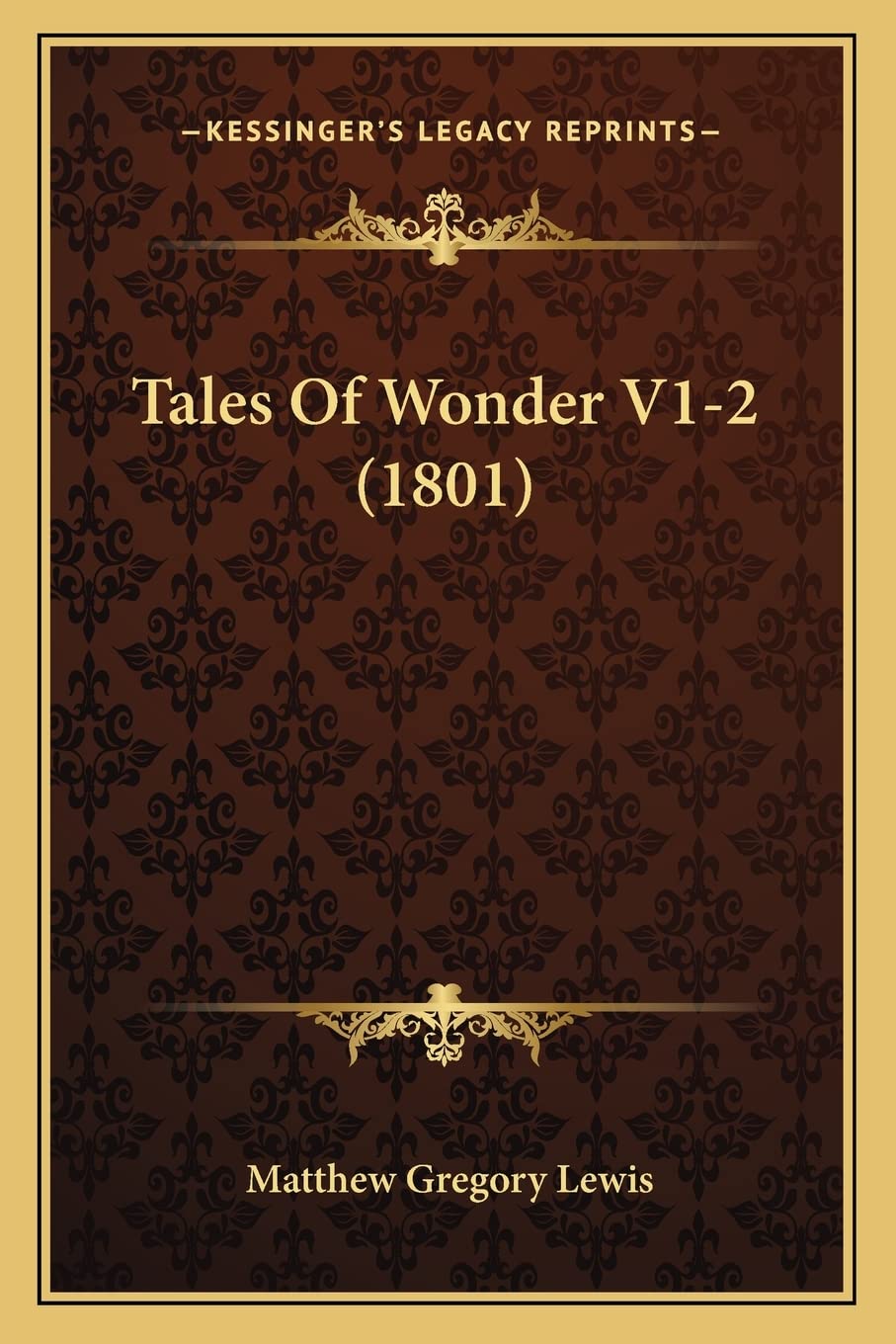 Tales Of Wonder V1-2 (1801)