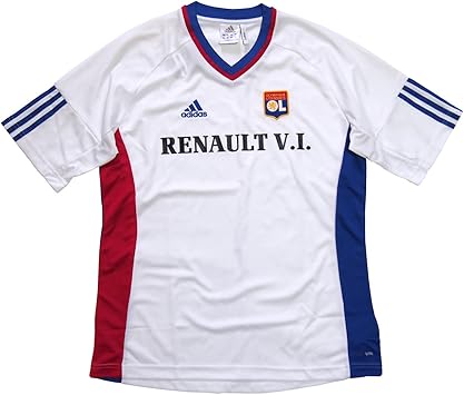 Amazon Adidas アディダス オリンピック リヨン 復刻リメイク版 01 02 ホーム半袖 ホワイト ロイヤル O インポートm Adidas アディダス ユニフォーム