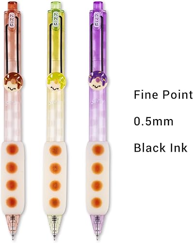 Miniatura 6 de 2 cuadernos grandes de espiral de cuadrícula de puntos de 8.5 x 11 pulgadas, 100 GSM, con 6 bolígrafos de gel de escritura ultra suave