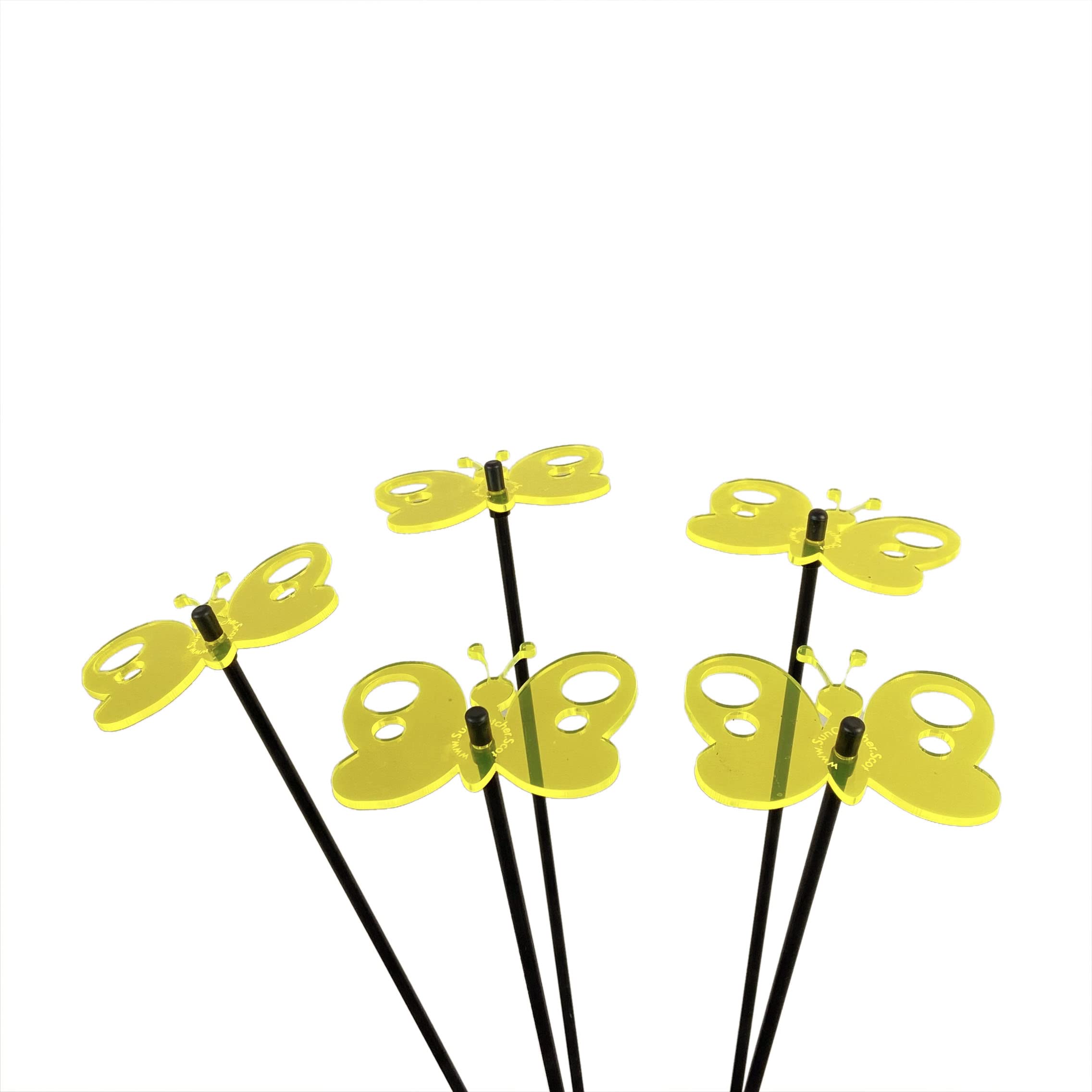 SunCatcher Garden Decor - Garden Stake - Small - Yellow - Acrylic