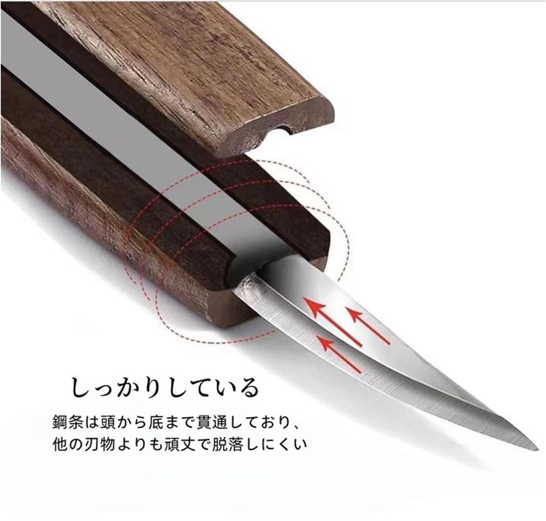 Amazon | 彫刻刀 セット カービングナイフ セット 彫刻刀セット 木製