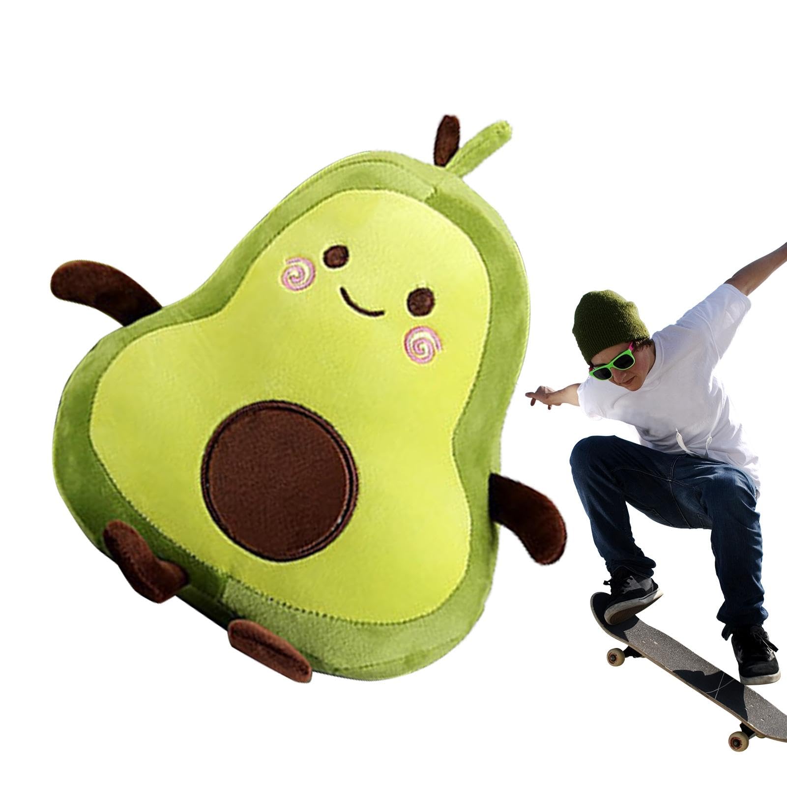 Patines de Patinaje, Almohadillas de esquí de Aguacate | almohadillas de esquí ergonómicas de dibujos animados, almohadillas de protección de patines cómodas, almohadillas de patín d
