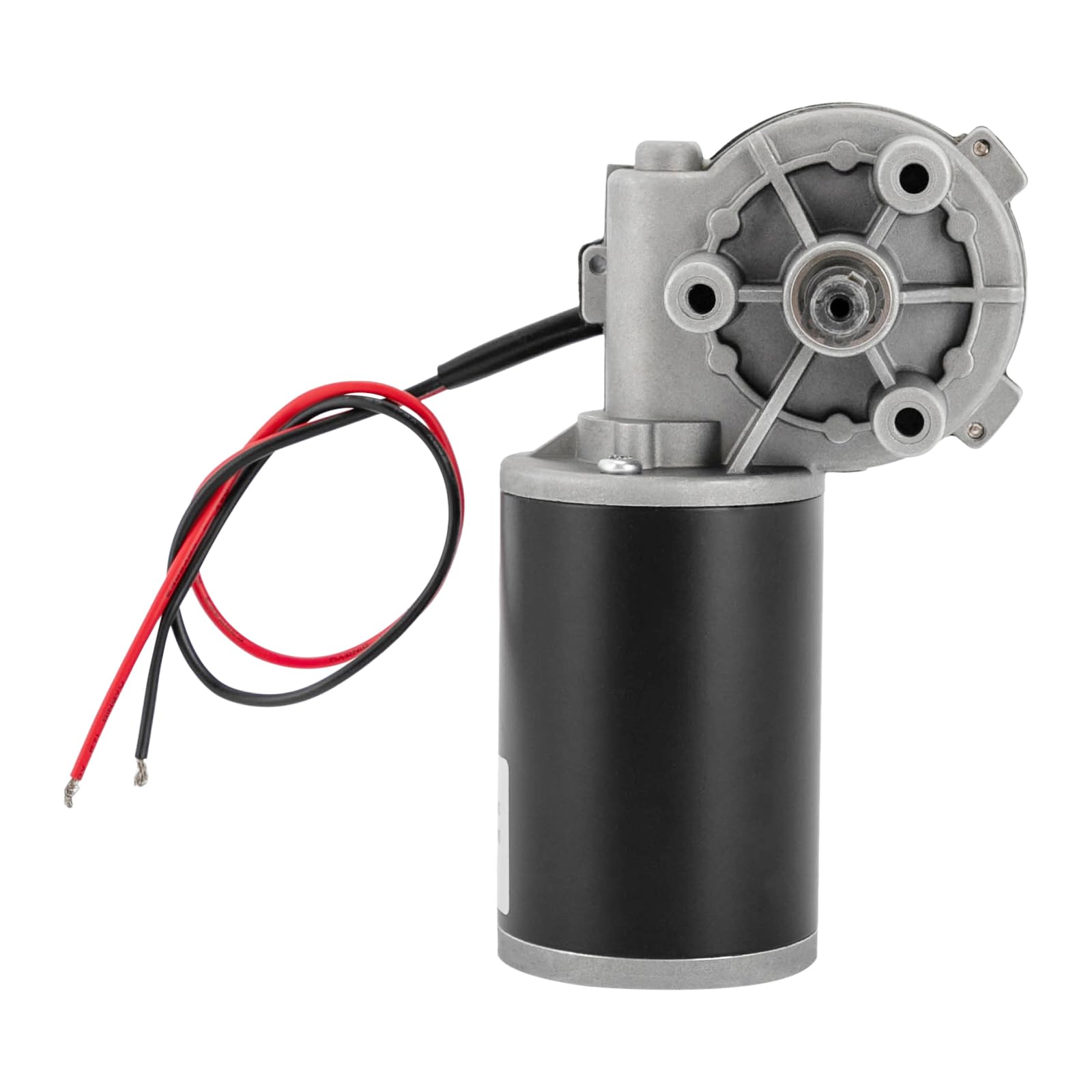 Motore con riduttore a vite senza fine 24V DC, motore con riduttore 220 giri/min, motore a corrente continua 80W (sinistra)