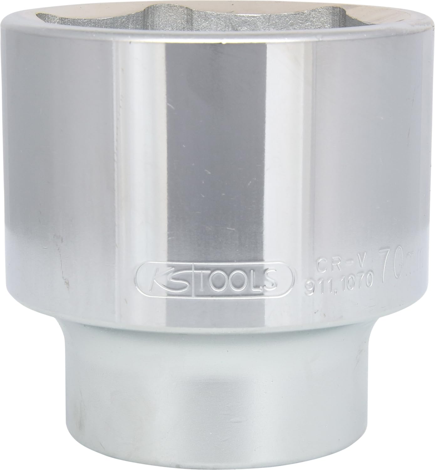 KS Tools 911.1070 - Llaves de vaso hexagonal, pulidas (tamaño: 70 mm, 1")