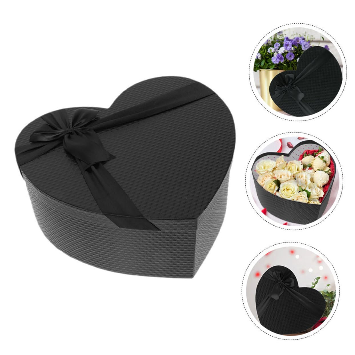 CAXUSD 2stücke Teiliges Herzförmige Geschenkboxen Für Valentinstag Kreative Verpackung Für Blumen Und Souvenirs Mit Und Verarbeitung
