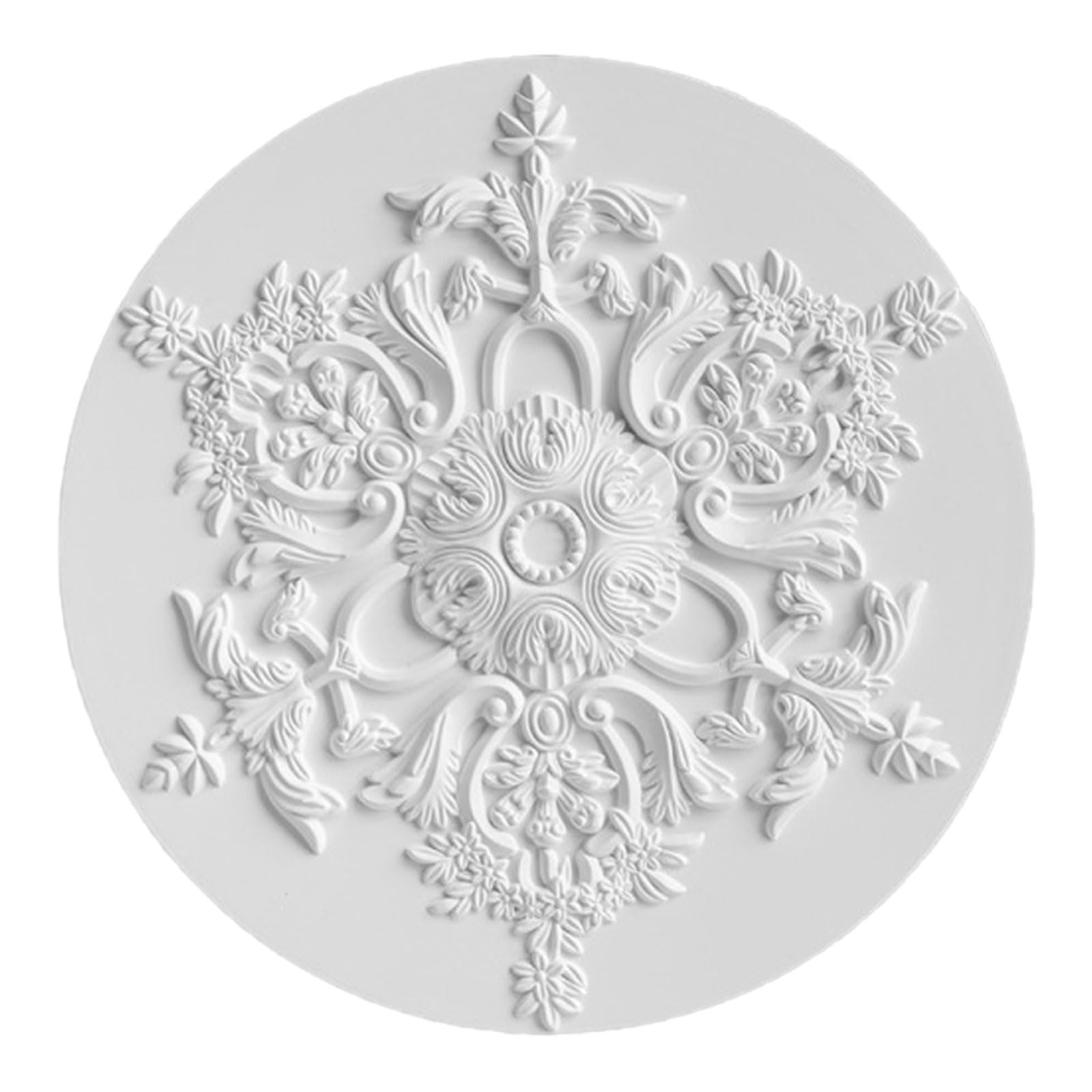 Foelanne White G Ceiling Medallion White 24.8-60Cm(,60Cm)