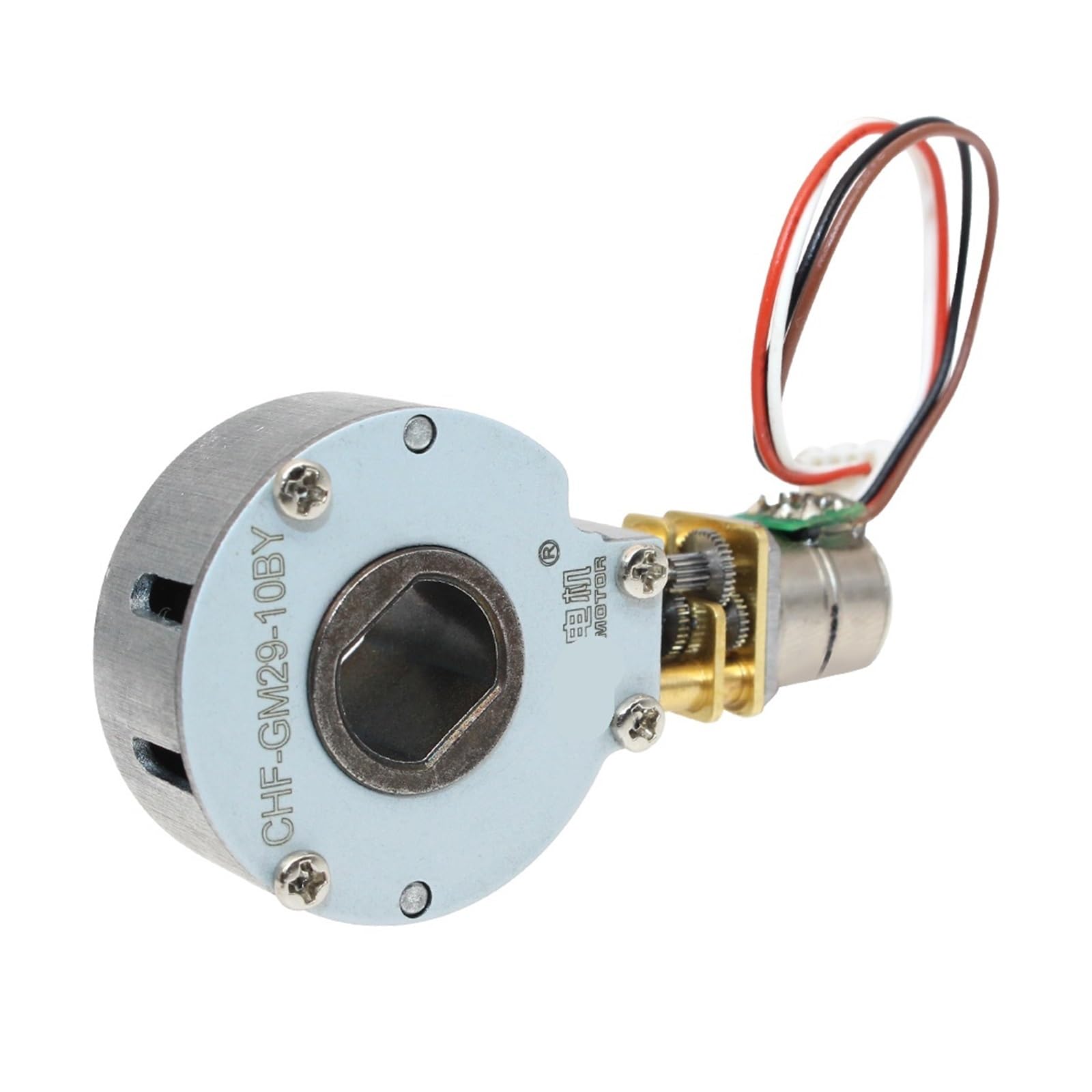 Moteur pas à pas synchrone 5V avec réducteur à deux étages ratio 100
