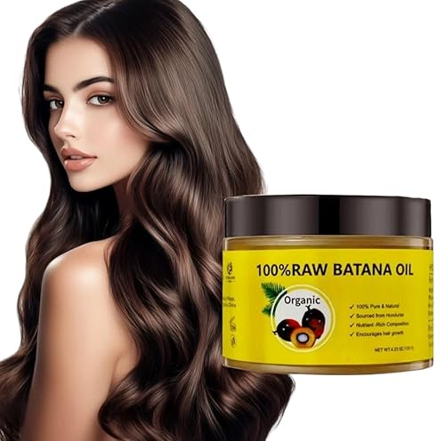 Aceite de batana crudo aprobado por Dr. Sebi Aceite crudo orgánico para el crecimiento del cabello - 100% puro y natural para cabello dañado