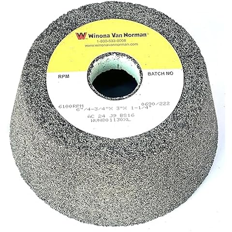 WVN Six-Inch Stone Grinding Wheel XL for Flywheel Grinders - Winona Van Norman Cover