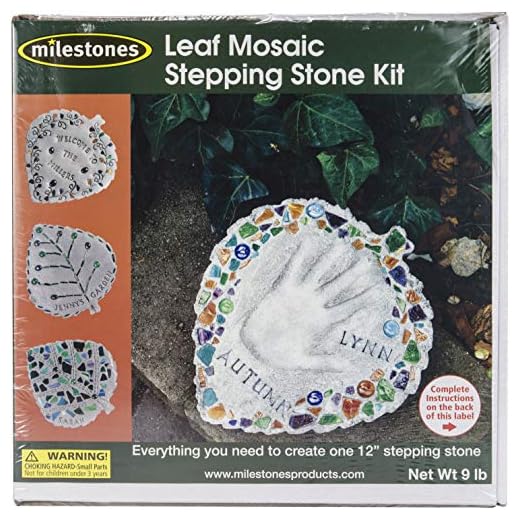 21+ Stunning Shed Landscaping Ideas to Transform Your Garden 6 Midwest Products Milestones Decorative Mosaic Leaf Stepping Stone Kit for Flower Beds, Gardens, and Walkways - 901-11455