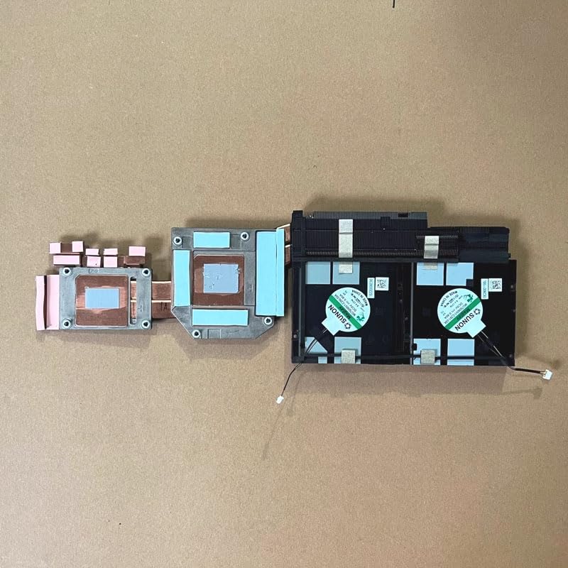 0RPD7J RPD7J New for Precision 7770 A5600 M7770 Thermal Module EQ CPU GPU Heatsink with Fan