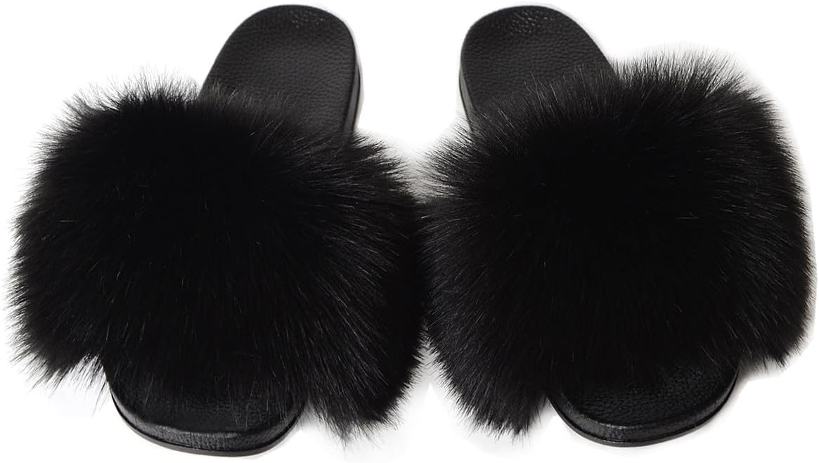 QMFUR Women's Slippers - Fluffy Comfort