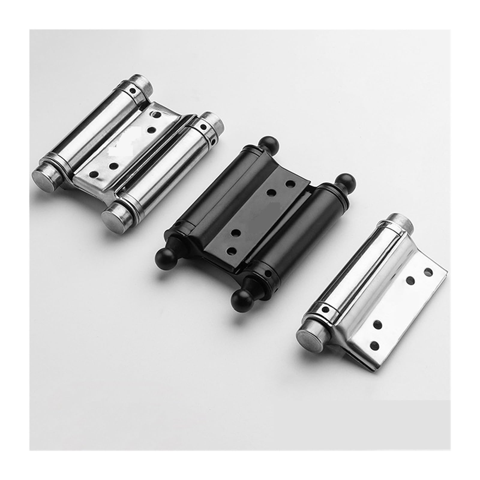 Cerniere A Molla A Doppia Azione Cerniere for porte libere in acciaio inossidabile con cerniere a molla ispessite chiusura automatica a doppia apertura interna ed esterna(Type 3)