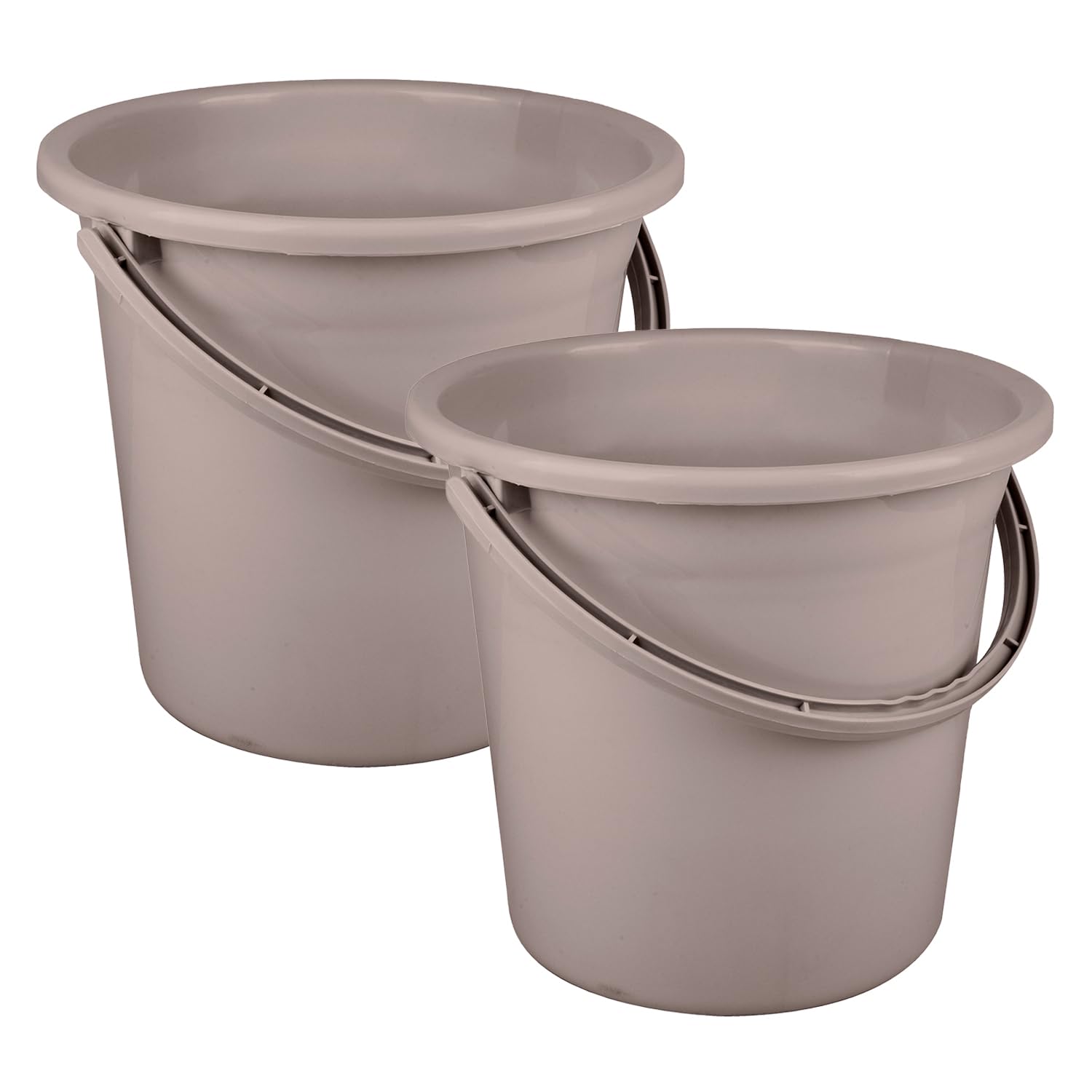 Kuber Industries Bucket | Plastic Bucket for Bathroom | Strong Bathroom Bucket | Bucket for Bathing | Water Storage Bucket | Bathroom Bucket | Plain Bucket | 18 LTR | Pack of 2 | Brown (B0CKNCDCV7) Amazon Price History, Amazon Price Tracker
