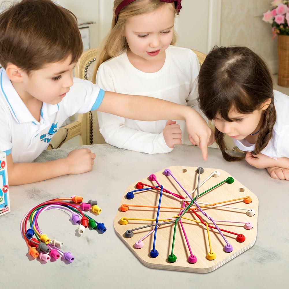Brainy Knots – Juego De Mesa Para Desenredar Cuerdas Con 10 Nudos De Colores, Ideal Para Niños +3 Años