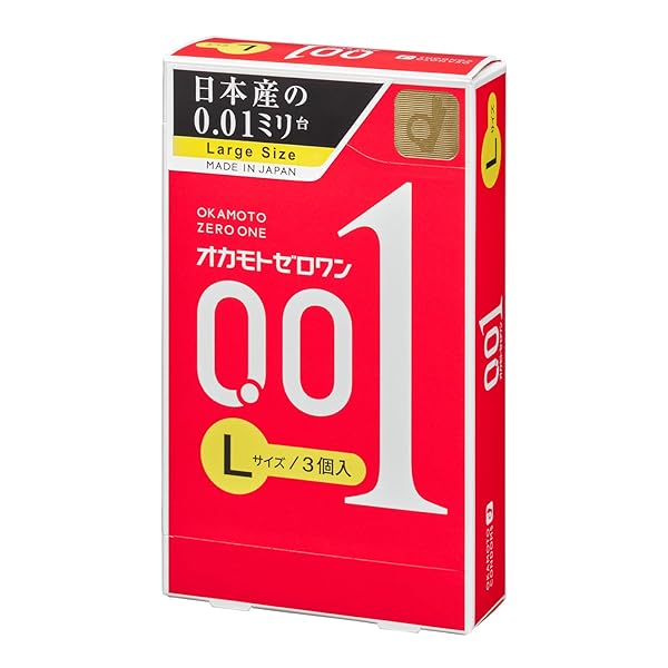 オカモトコンドームズ OKAMOTO ゼロワン 0.01ミリ Lサイズ ポリウレタン (PU) 3個入り オカモトコンドームズ OKAMOTO ゼロワン 0.01ミリ Lサイズ ポリウレタン (PU) 3個入り