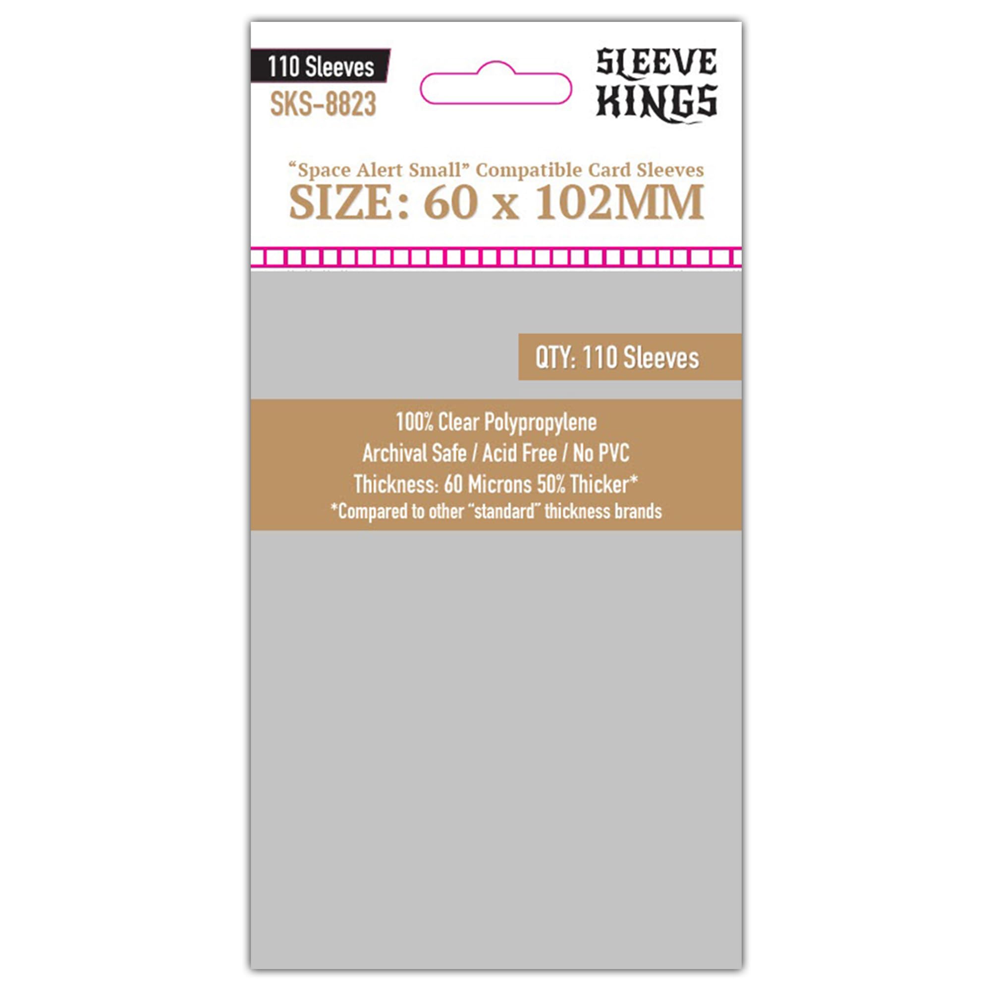 Premium Card Sleeves - Space Alert Small (60mm x 102mm) 110 Sleeves per Pack â image 1