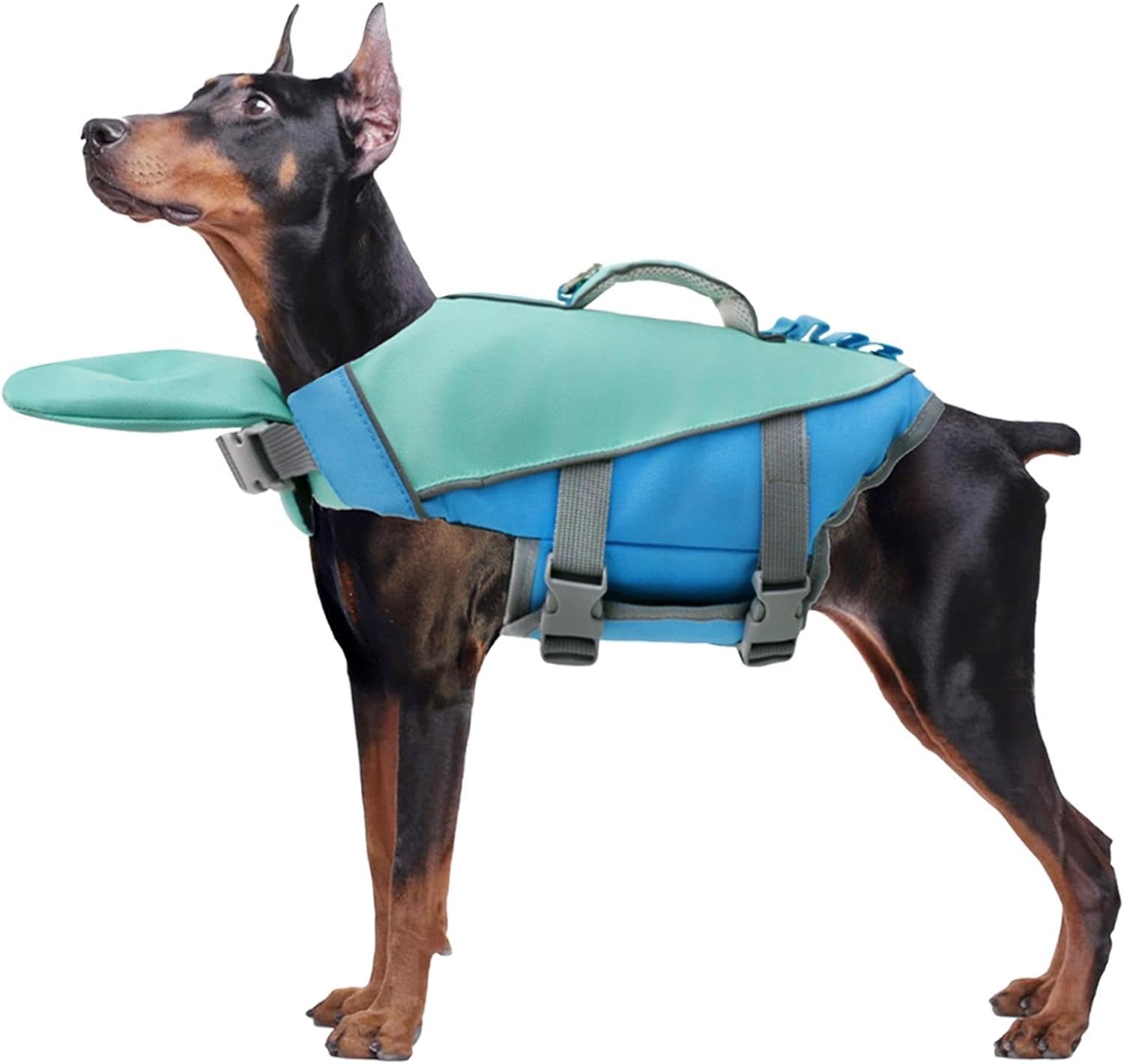 Dog Life Vest, Reflective Floating Puppy Life Jacket, Swim Vest for Pets | Reflective Floating Design, Protective Dog Swim Jacket, Adjustable Safety Vest, for Small Large Breed Camping Pool Beach
