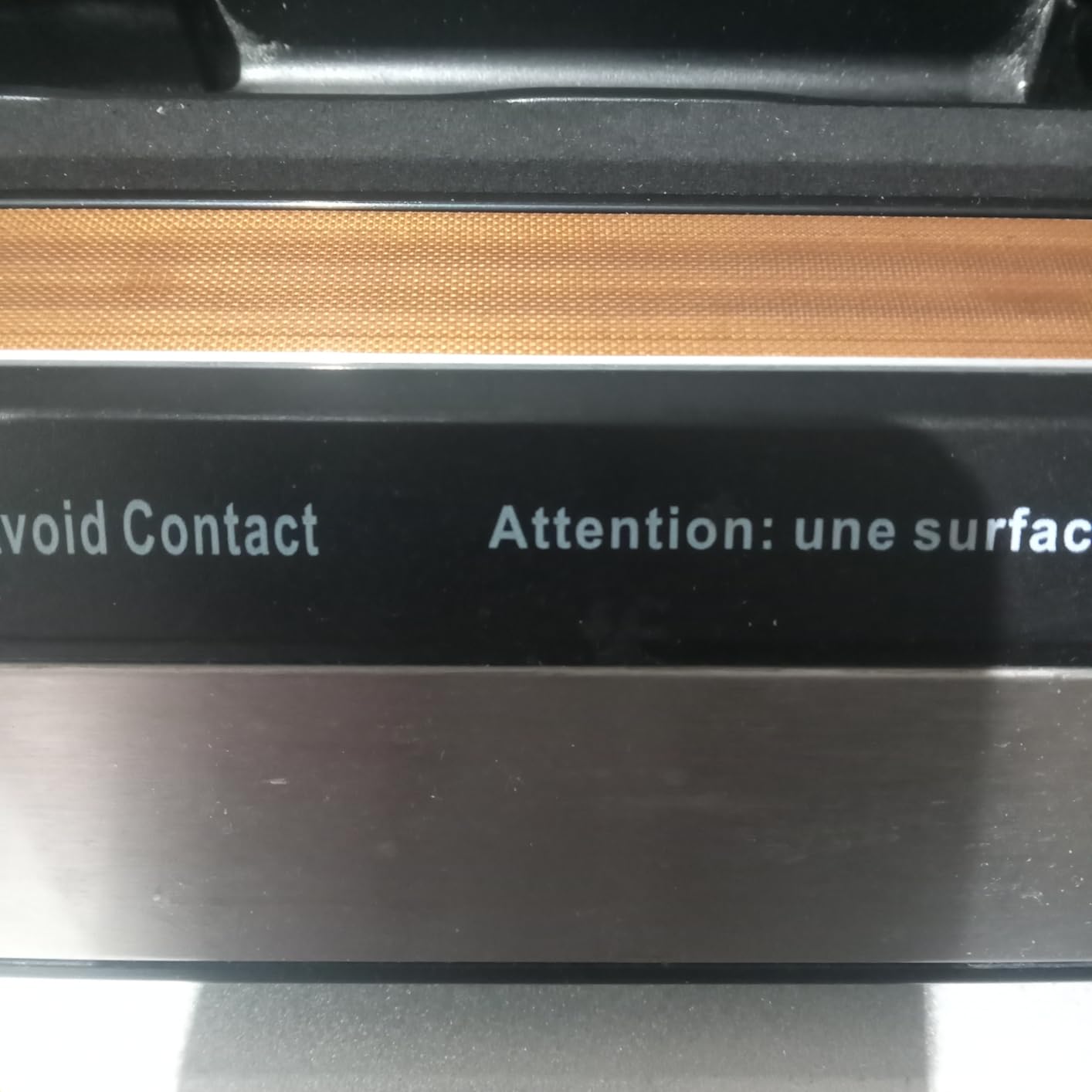 Customer image showing sealing results