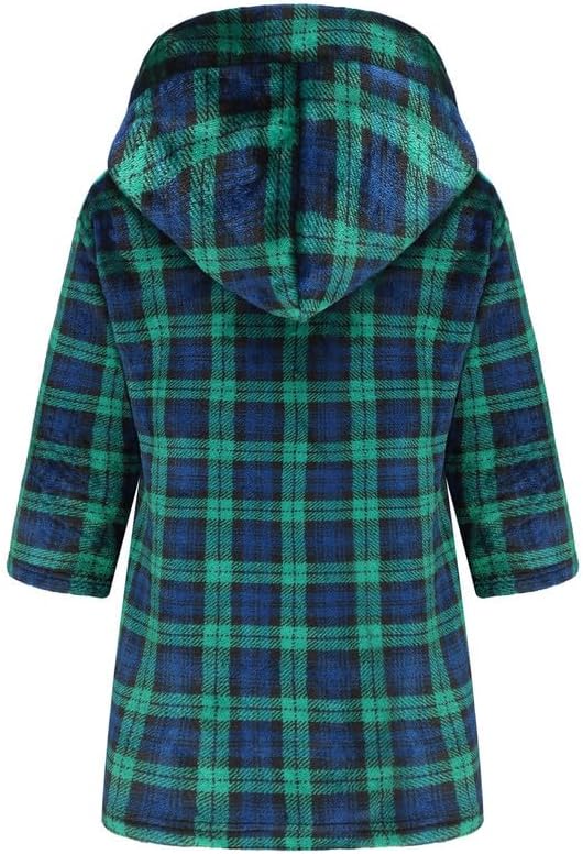 Boys Fleece Robe Sleepwear Hooded Plush Soft Bathrobe for Kids 2-16 Years - Image 2